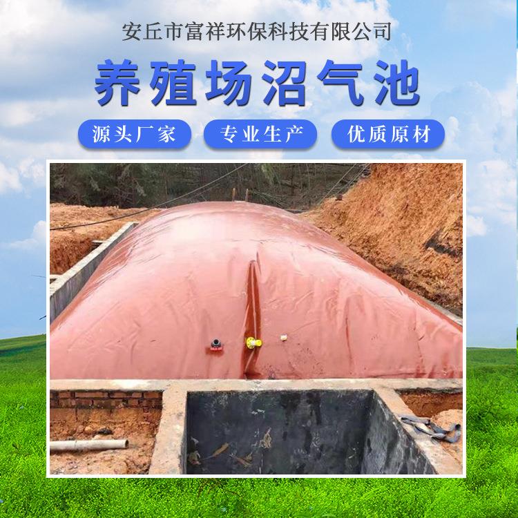 养殖场红泥软体沼气池罐全套设备沼气袋农村发酵池新型沼气储气袋