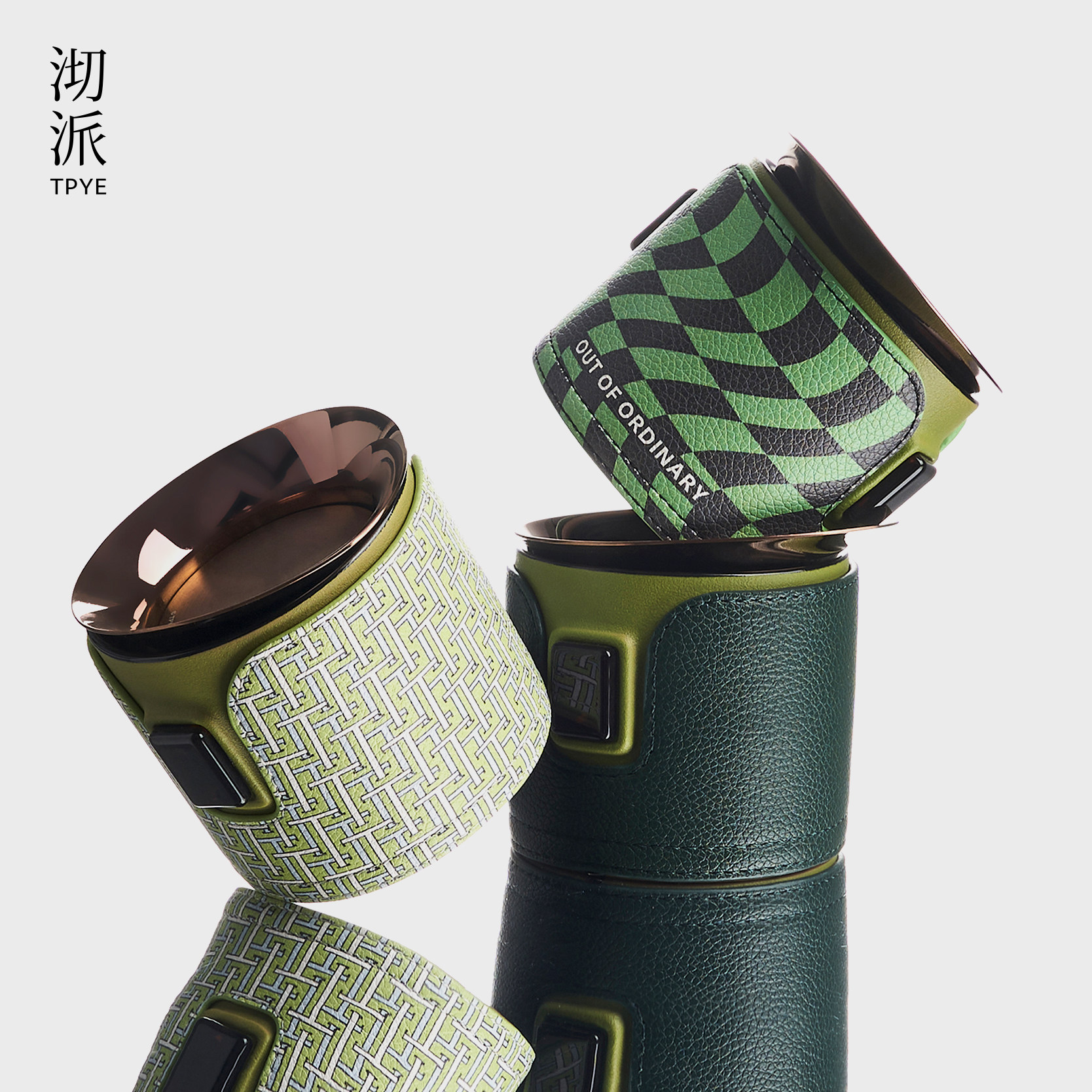 沏派便携式茶具套装旅行泡茶杯出差外出携带包一壶两杯二人快客杯