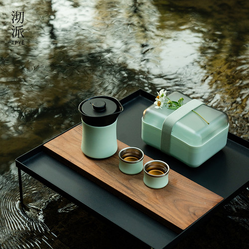 沏派自竹随心壶一体过滤茶具