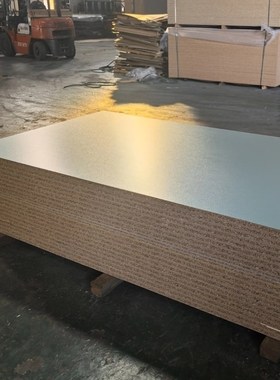 15mm刨花板双面贴面板青绿色桌面免漆板材衣柜颗粒板卫生间隔断板