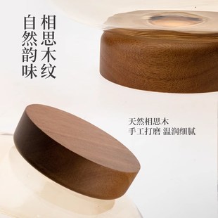 高端精致日式 玻璃水果盘客厅家用2025新款 茶几干果盘高脚糖果盒篮