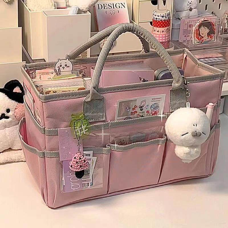 高颜值收纳包教师便携手提式教具包多功能便携手账包大容量收纳盒,收纳整理,其他收纳袋,淘宝优惠券,粉丝福利购,淘宝优惠卷