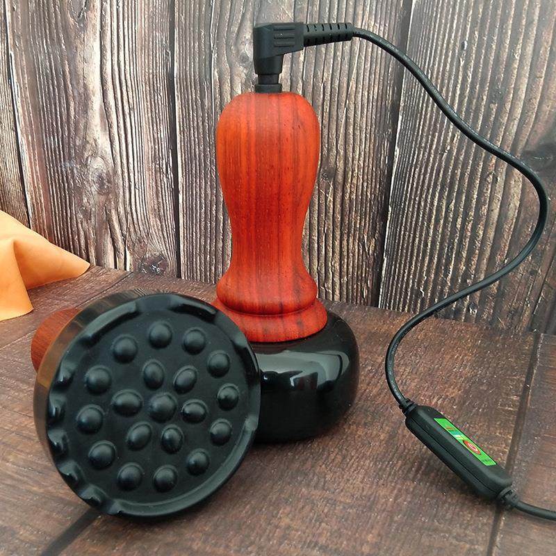 砭矾石刮痧按摩器刷电热温灸仪美容院足浴养生店腰背推拿疏通经络