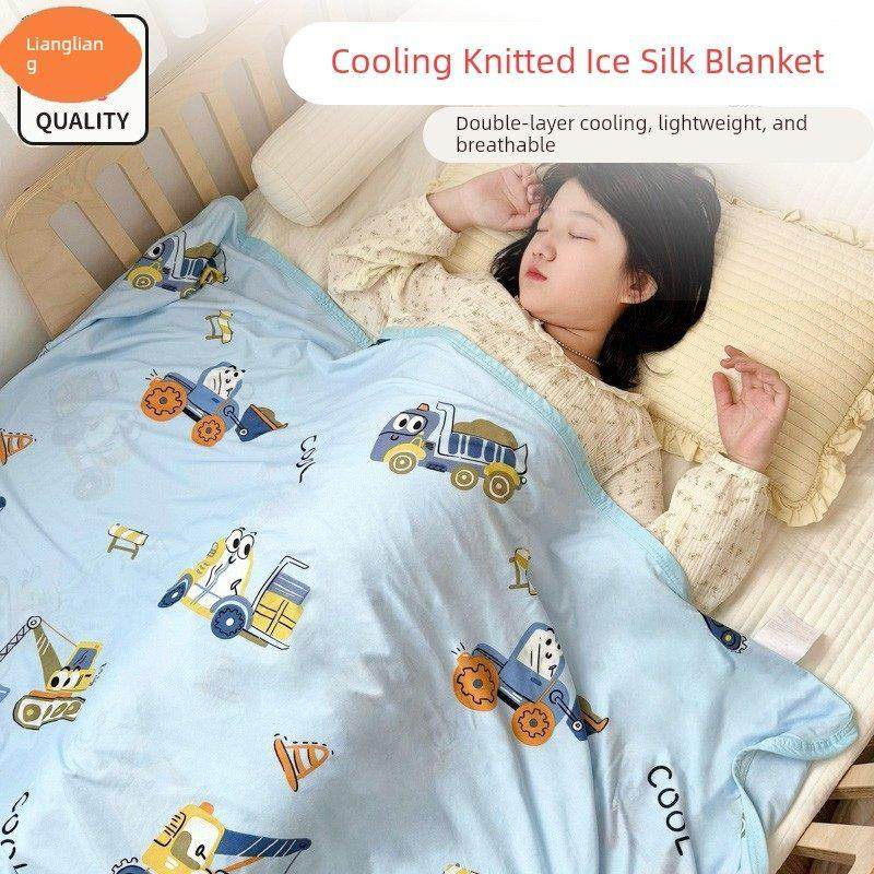 良良宝宝冰丝毯新生婴儿被子夏季薄款儿童盖毯巾空调被幼儿园午睡,婴童用品,婴童毛毯/盖毯,淘宝优惠券,粉丝福利购,淘宝优惠卷