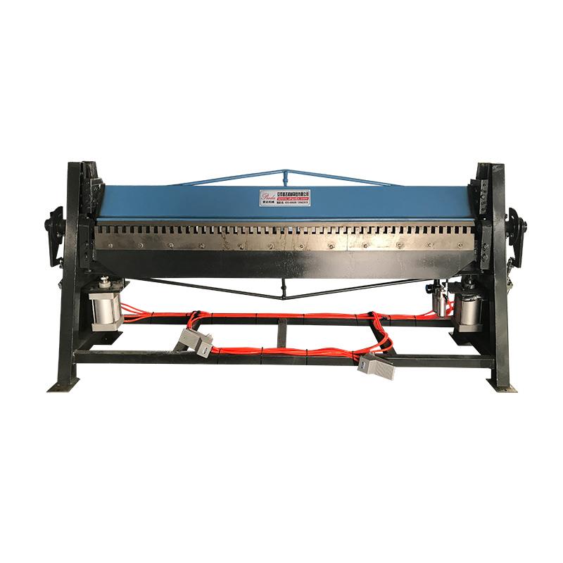 厂家直销气动型共板折边机镀锌板白铁皮折方机通风管道法兰折弯机