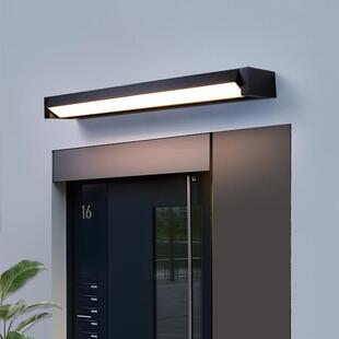 入户大门门前灯壁灯门头长条门口感应门顶镜前灯化妆室镜灯照明