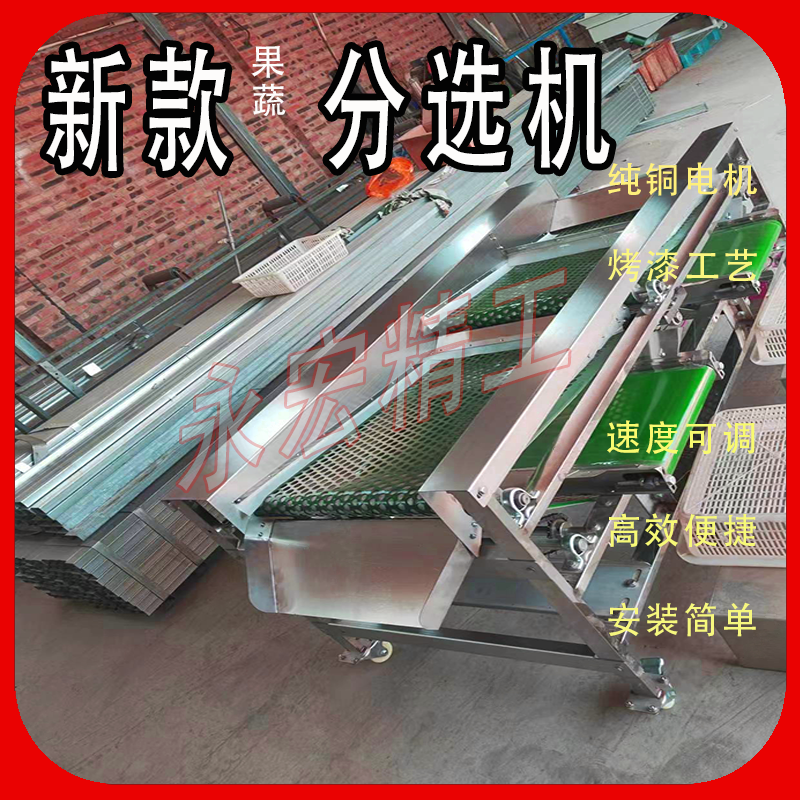 果蔬分选全自动蓝莓分级水果橙子李子桃子百香果山楂筛选机定制