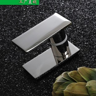 304浴室门拉手好品质 水沐悠L4E玻璃门淋浴房拉手把手镜光不锈钢