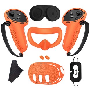 Quest3硅g胶套装适用于Meta quest3保护套VR配件手柄套遮光面罩批