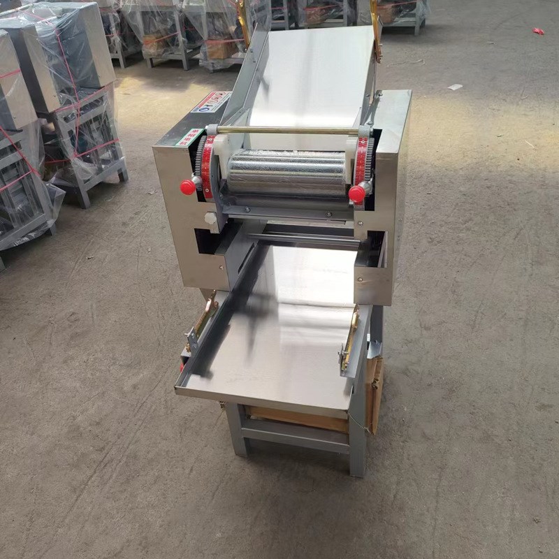 50型高速不锈钢304滚筒全自动C面皮面包馒头擀面机揉压面机商用