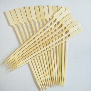 竹质铁炮串 25cm 实用烧烤用具烧烤签厂家供应 烤串.烤肠签