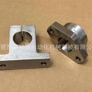 光轴支架菱形卧式夹固定支撑底座 不锈钢K 直线运动滑块光杆夹紧