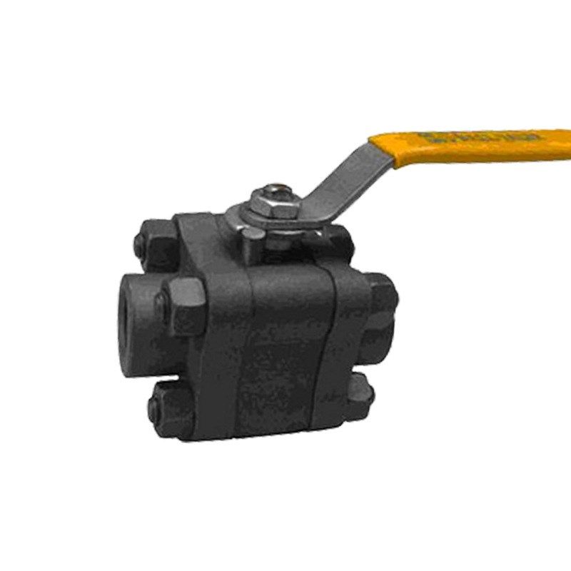 三片式A1c05高压碳钢锻钢高压球阀Q61F-160焊接螺纹DN15 -DN50