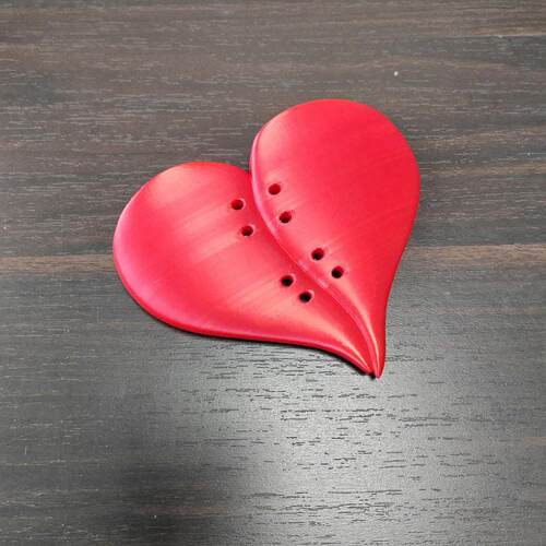 跨境3D打印Broken Heart decorgift碎心缝制墙壁装饰品家居装饰