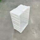 塑胶箱加厚575 m250塑料周转箱可配标签卡仓库仓储储存分类收纳箱