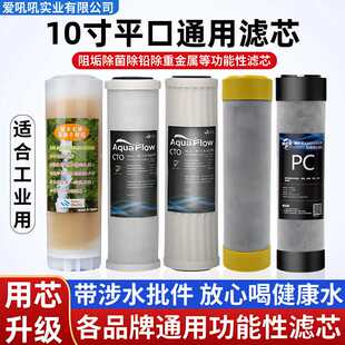 净水器10寸前置树脂碳纤维阻垢除铅菌重金属复合滤芯配件净水机