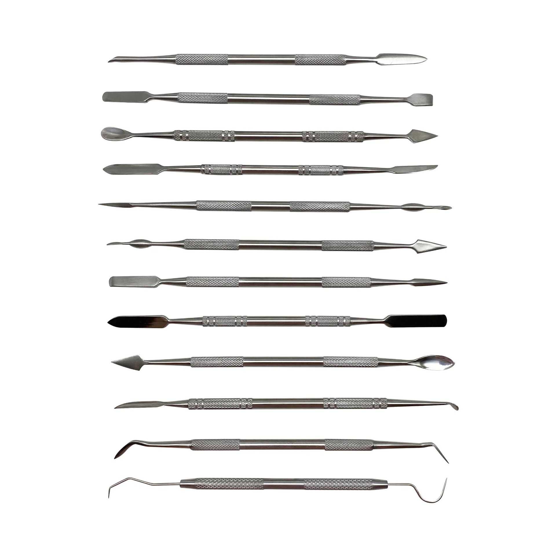 双头雕蜡刀雕刻刀掏底刀牙调刀树脂修整刀技蜡刀五金首饰蜡版起版