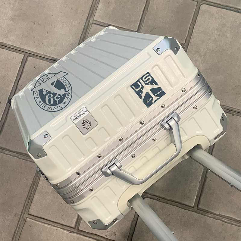 漫游 ROAMING 5577铝框行李箱24轻音万向轮旅行箱拉杆箱26登机箱