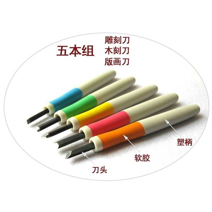日本青纸钢红木雕刻刀木雕木刻刀木版画版画刀挖勺刀橡皮章5件套,五金/工具,雕刻刀,淘宝优惠券,粉丝福利购,淘宝优惠卷
