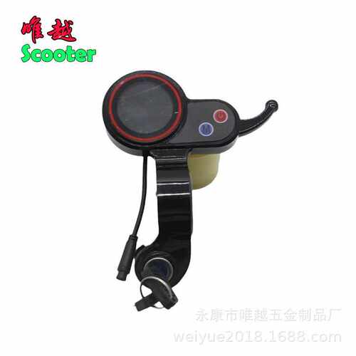 jx-100仪表适用于Hitway H5电动滑板车显示屏电动车带钥匙液晶显