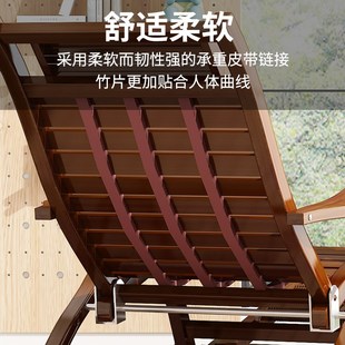 阳台懒人摇摇椅大人折叠躺椅家用老人午睡凉椅休闲椅子客厅逍遥椅