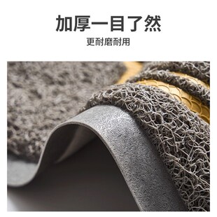 入户门地垫大门丝圈脚垫红色家用出入平安室内防滑喜庆进门垫定制