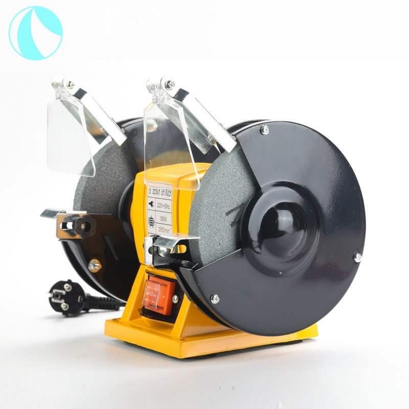 砂轮机电沙轮机小型家用磨机电动抛光机多功能沙台式220V