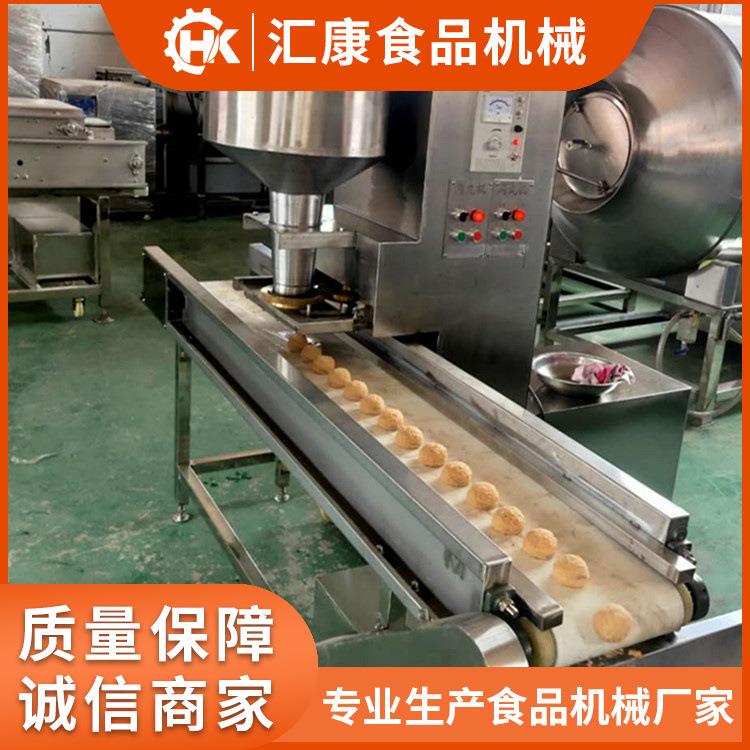 研发自动水调IFN速丸机 牛子肉丸成型机 丸子套成流线设备