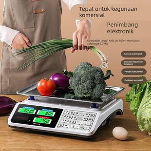 电子秤高精度商用小型称菜称重家用厨房食物30公斤台秤磅超市收银