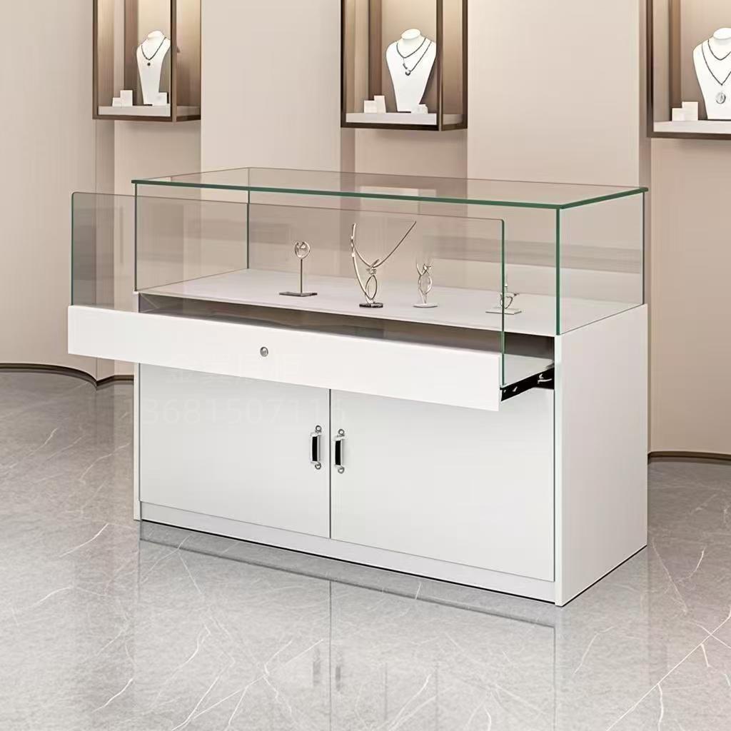 等值商场玻璃柜展示柜珠宝首饰柜台样品展览陈列柜博物馆文物展柜
