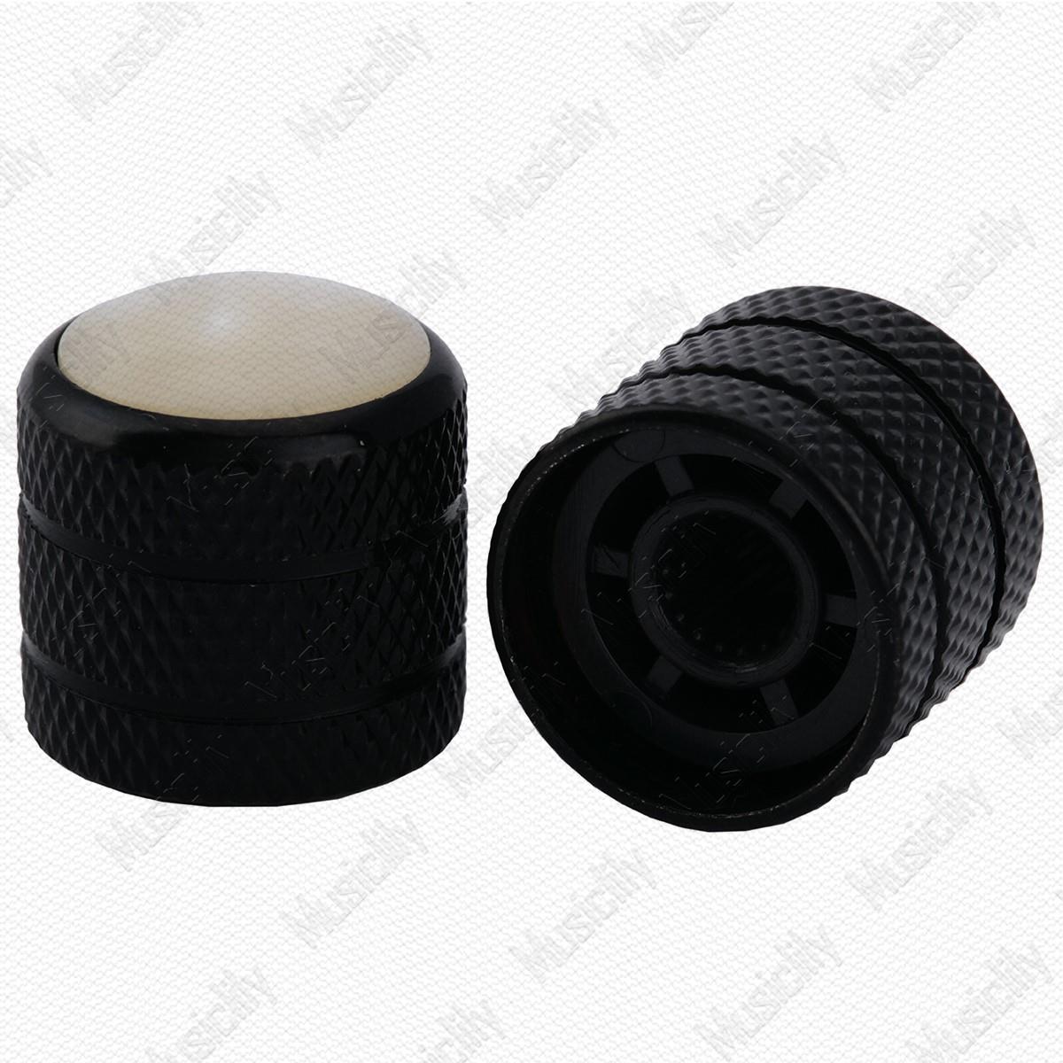 Musiclily电吉他贝斯电位器音色音量旋钮帽金属鲍鱼珍珠贝18/24齿