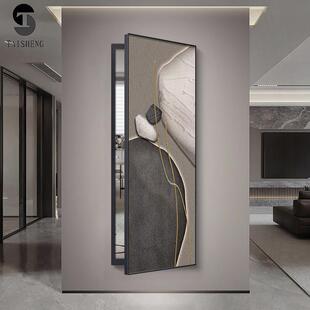 石来运转隐藏式全身镜装饰画 画推拉关闭隐形全身镜翻开 暗藏式镜