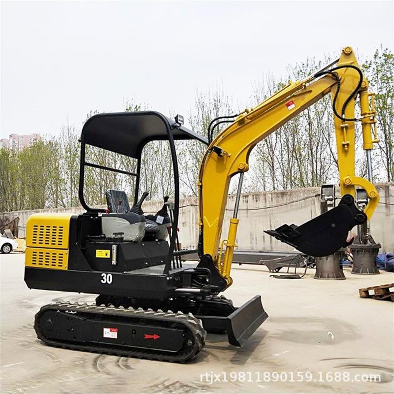 挖管道沟渠多功能快速电动Rt-120机农微型松勾土挖沟一体式小型场