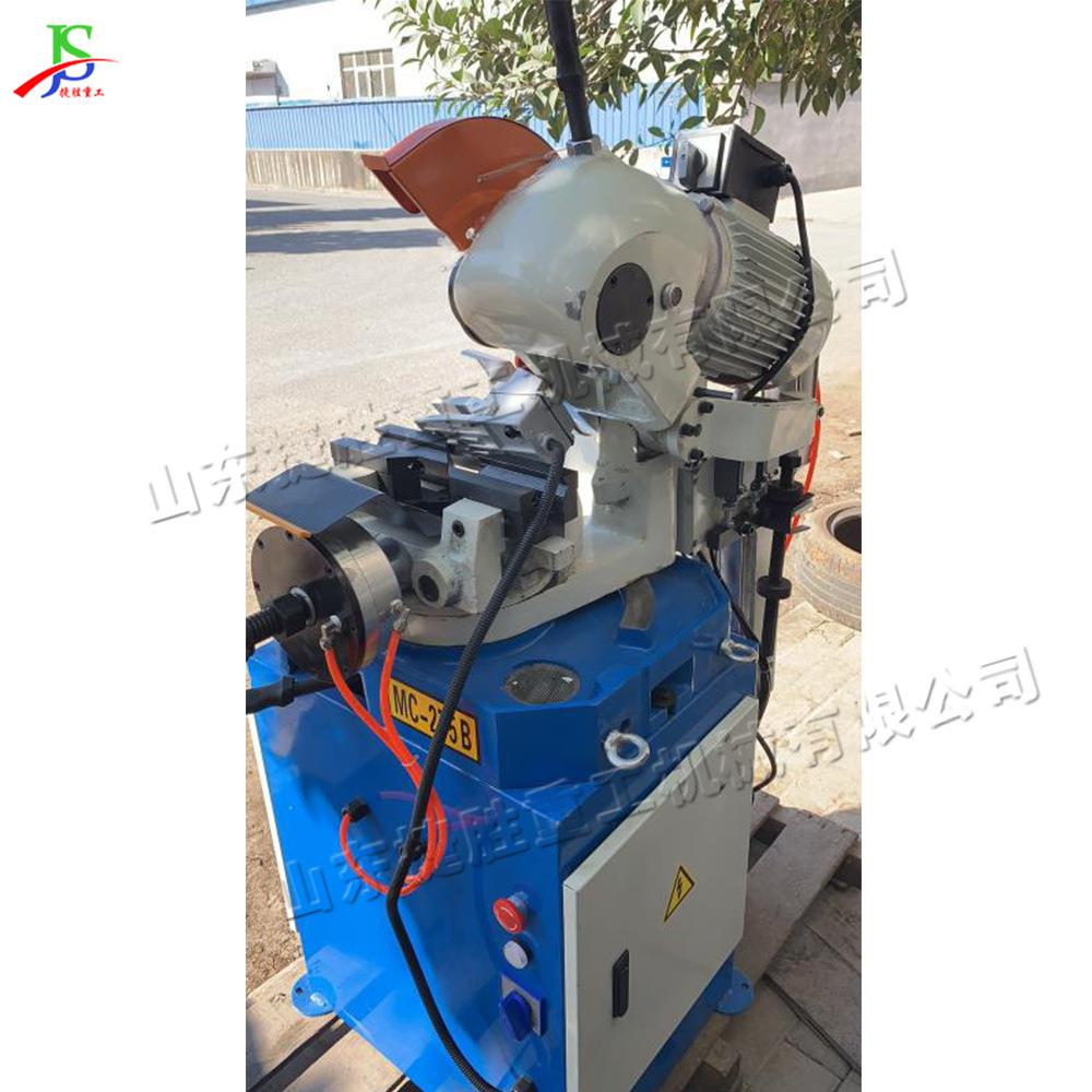 台式气动切管管机 自方管圆全切割动机 钢管家js-qgj-3具锯片切割