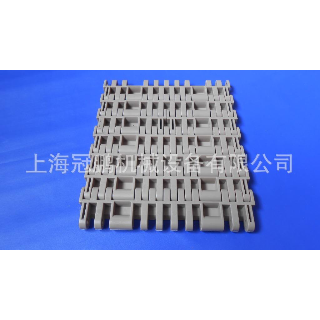 上海塑料7705网带模块链775网带型直链输网输送机平板网带生重产
