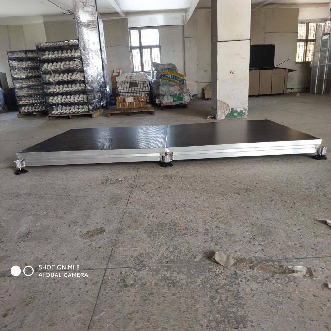 稳固43学校演讲台公司酒可移动台舞1便5厘米高店活动卡携折叠桁架