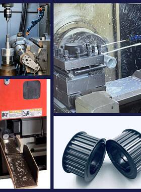 厂家直供45钢 S5M 型号全 步皮带轮可按75#图纸制作 同带齐轮