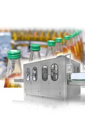 装矿泉水灌瓶装机 纯净水生产56140线装设 备全自动玻灌璃水灌装