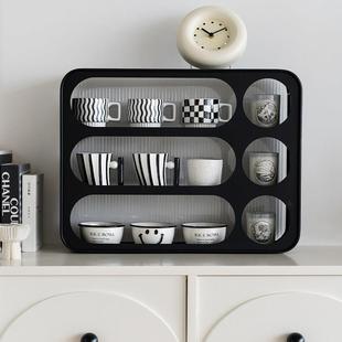 Nordic Sense北欧杯架展示架桌面餐边柜台面简约铁艺置物柜收纳层