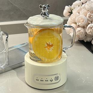 高颜值杯子水壶泡茶壶花茶壶家用下午茶茶具煮茶壶 玻璃茶壶套装