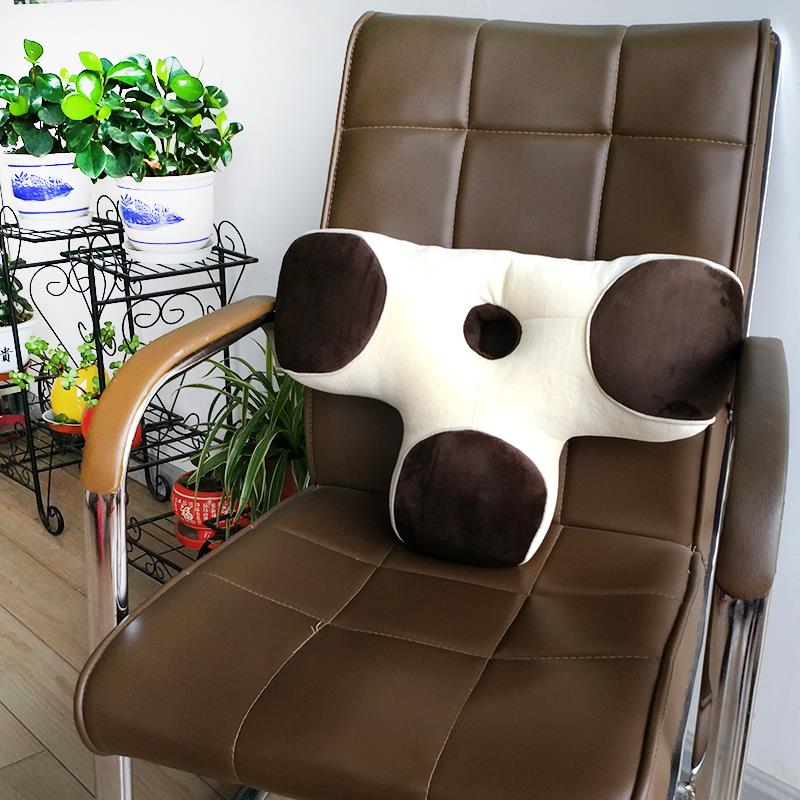 梵妮丝记忆绵汽车腰靠三角翻身腰垫办公室靠垫S型腰枕