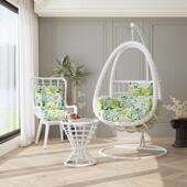 吊篮藤椅懒人椅摇椅阳台秋千摇篮椅庭院双人吊椅室内吊床家用吊兰