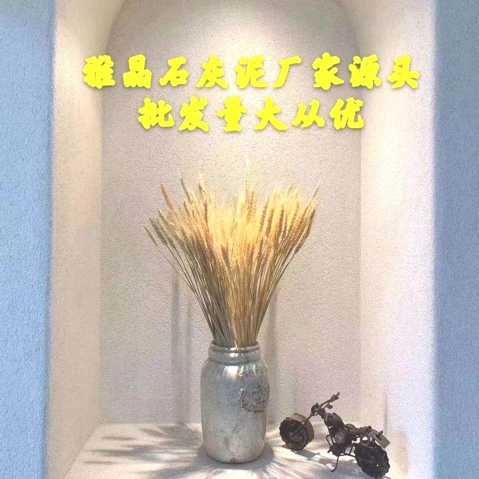 雅晶石艺术涂料内墙外墙米洞石肌理漆水性环保磨砂质感漆两桶包邮