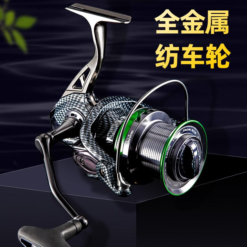 全金属SK系列卷线 线器远投超大锚鱼轮无间隙双轴承渔轮8000-1200