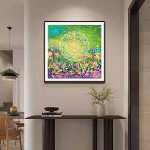 唐卡挂画 画西藏民族风格曼陀罗装饰画 画藏式饭店民宿波西米亚花