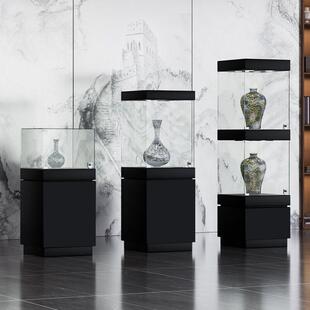 玻璃展示柜木质博物馆古董瓷器文物玉器收藏品柜珠宝柜台烤漆展台