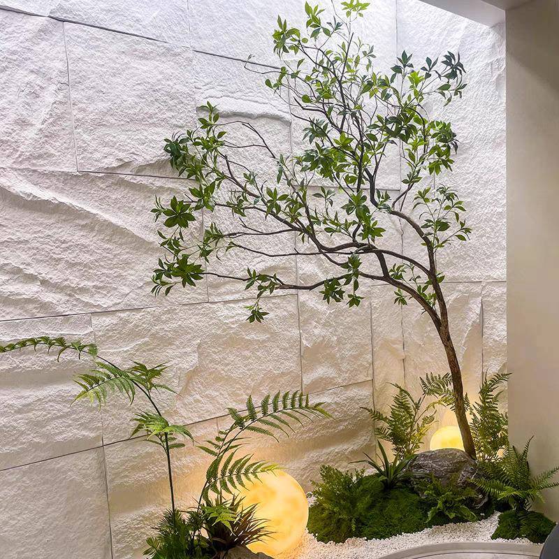 品马醉木造景绿植精橱窗室内153135简植物仿真假树装饰树大型榕树