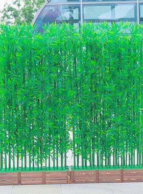 竹AL100855子装饰假竹子仿生绿物户造景隔断室内庭院景外塑料植背