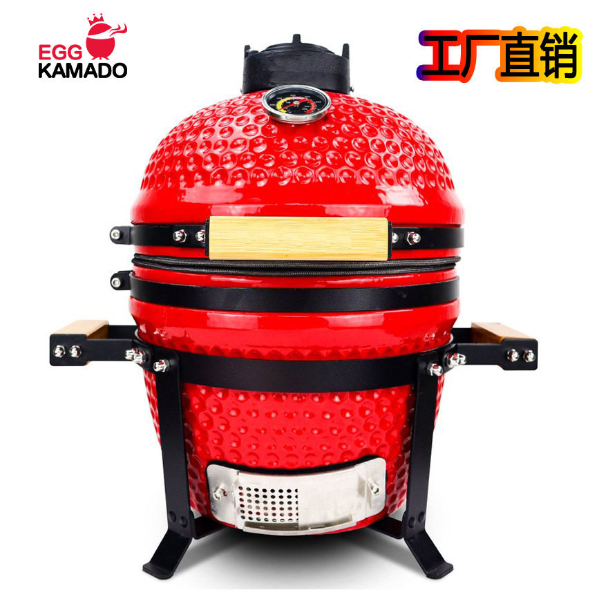 BBQ KAMADO GRILL木炭陶瓷烧烤炉别墅烟熏炉户外焖烤炉