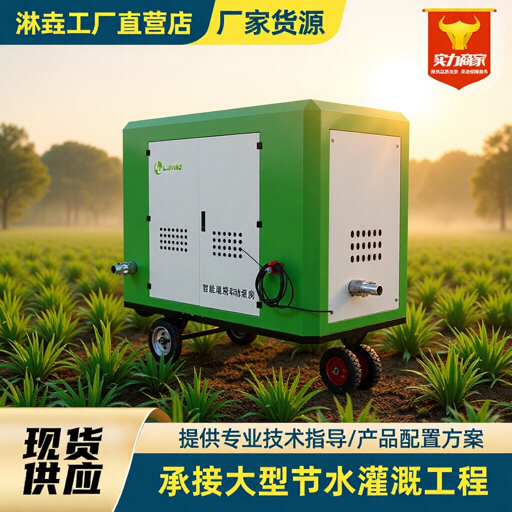 移动式水肥机高标准农田灌溉智能水肥一体机砂石过滤全自动水肥机